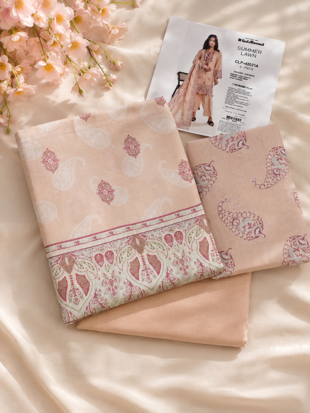 Peach Serenity 3-piece Suit