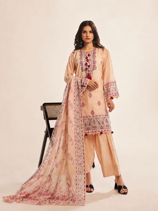 Peach Serenity 3-piece Suit