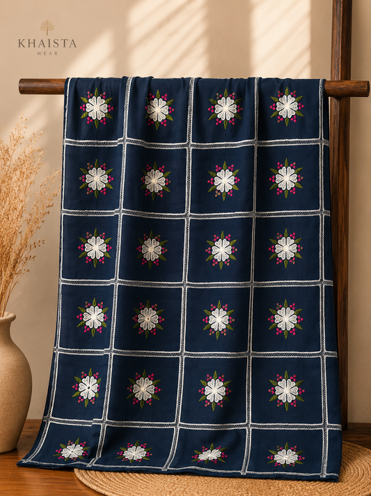 Meadow Bloom Hand Embellished Chadar