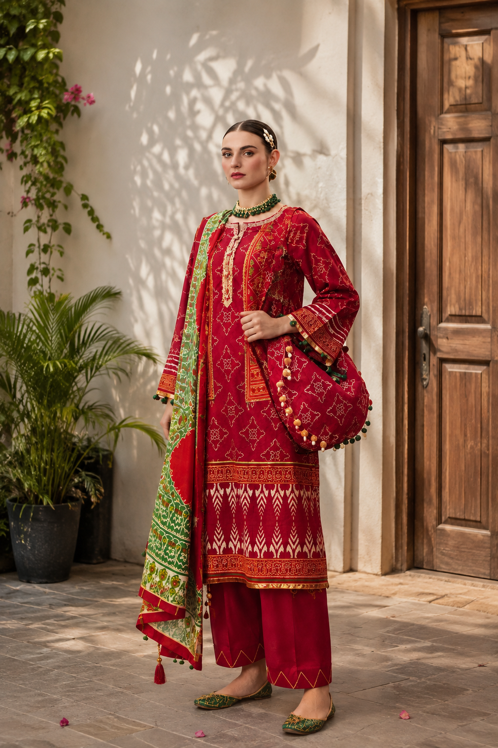 Amber Printed Lawn 3-Piece Suit