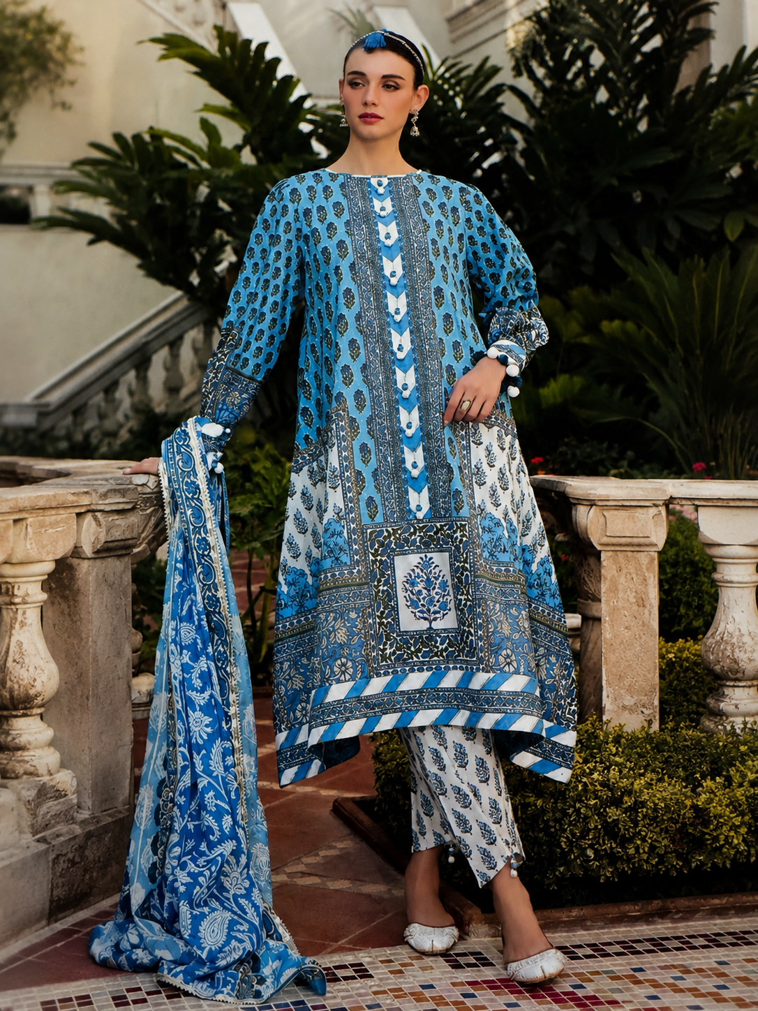 Azure Charm 3-piece Suit