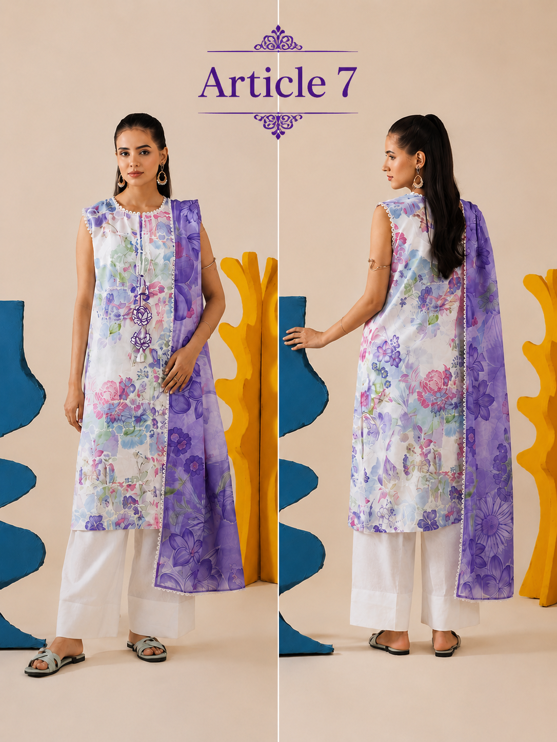 Serene Bloom 3Pc Embroidered Collection