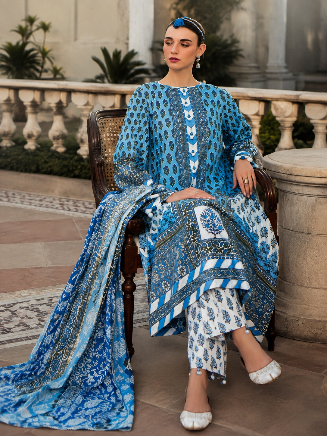 Azure Charm 3-piece Suit