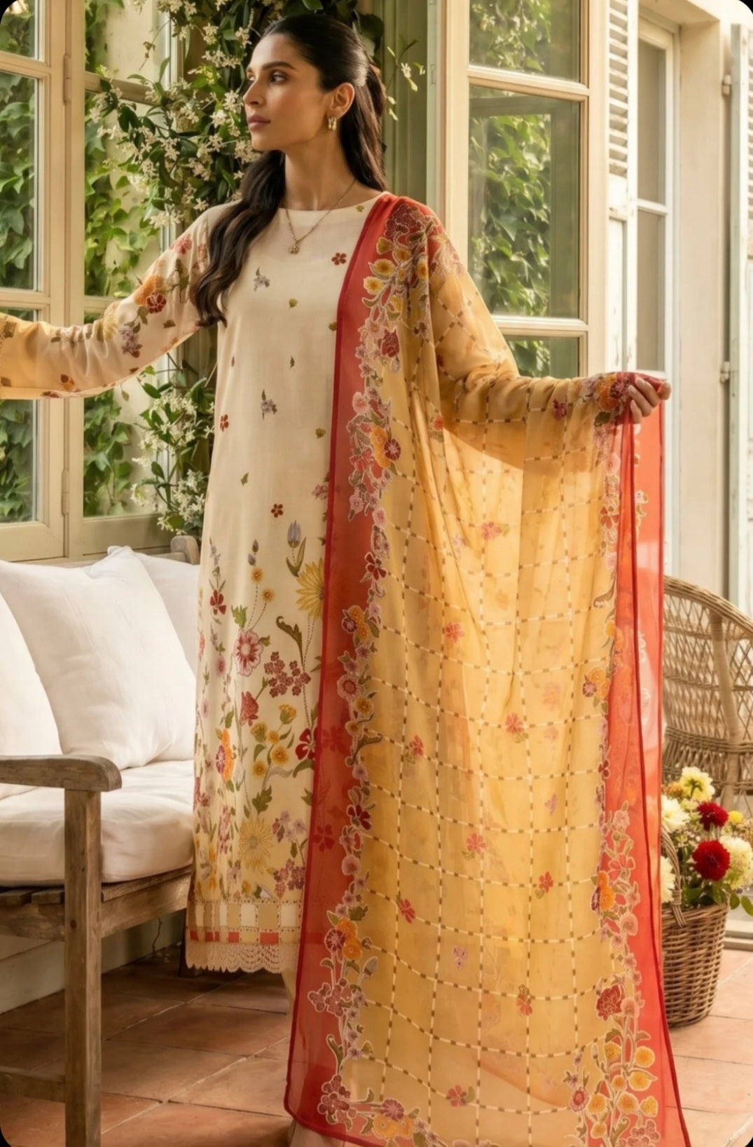 Sunshine 3PC Lawn Suit
