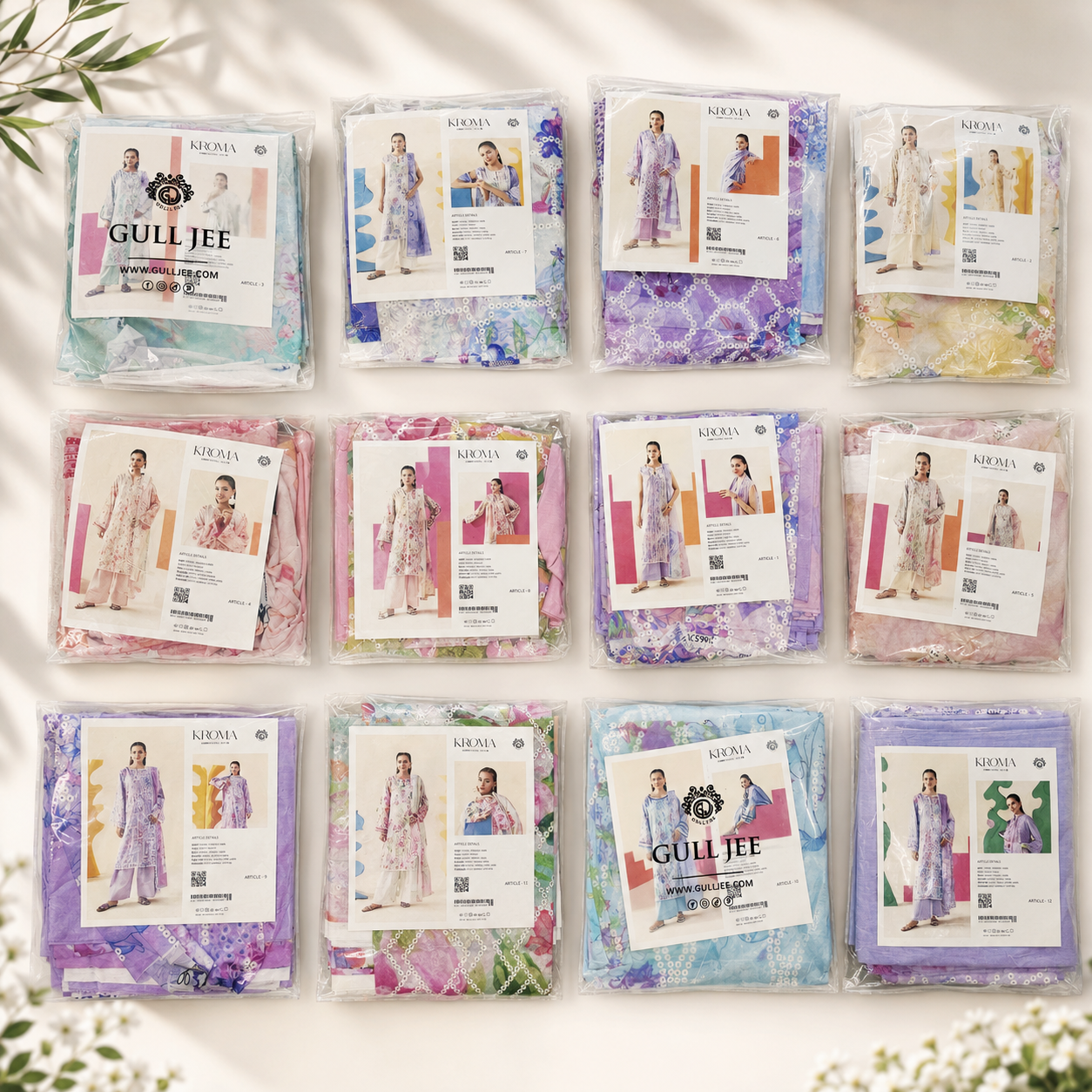 🌸 Serene Bloom — 3Pc Embroidered Collection 🌸